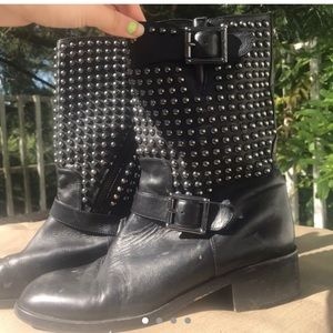 vince camuto studded boots